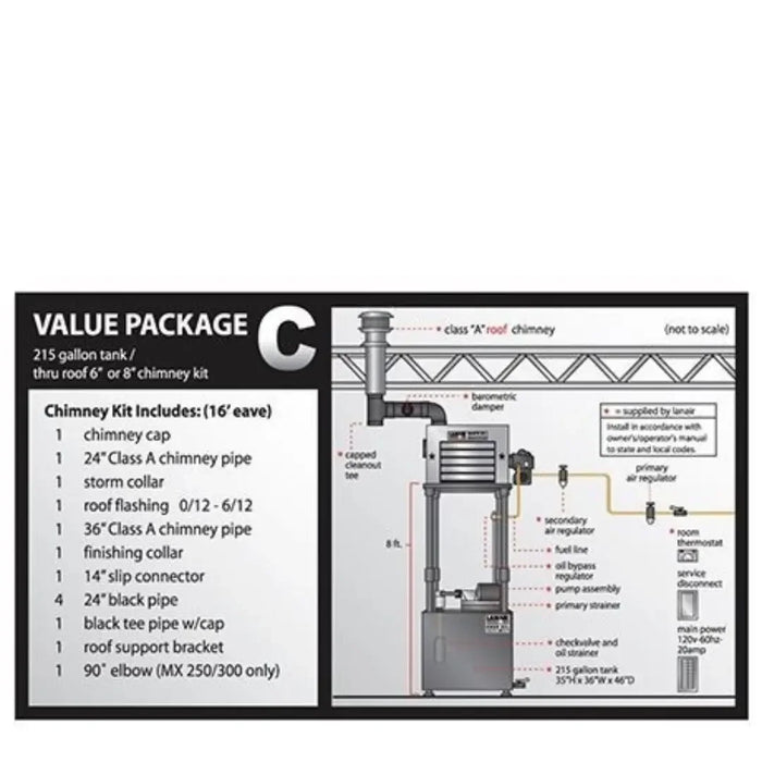 LANAIR XT150 Waste Oil Heater Value Package 3 - Mechanic Super Store