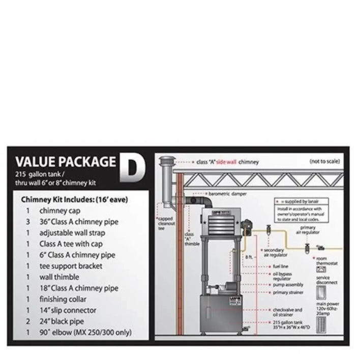 LANAIR XT150 Waste Oil Heater Value Package 4 - Mechanic Super Store