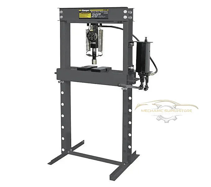 Ranger RP-20HD 20 Ton Shop Press / Two-Stage Hydraulic Pump / Commercial-Grade - Mechanic Super Store