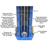 Atlas PV12PX Heavy Duty 2-Post Lift w/ 3-Stage Arms 12,000 lb. Capacity