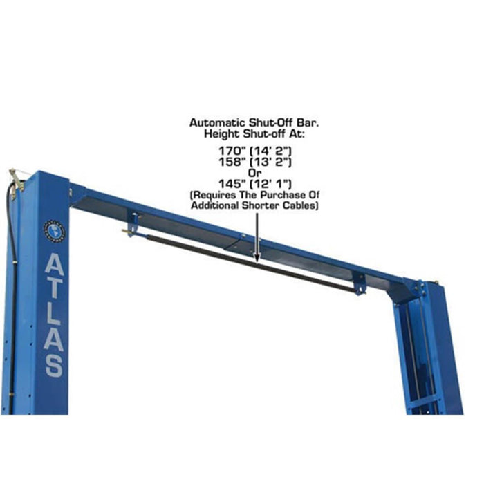 Atlas PV12PX Heavy Duty 2-Post Lift w/ 3-Stage Arms 12,000 lb. Capacity