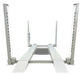 Triumph NOS10000 10,000 lb Service Storage 4 Post Automotive Lift - Mechanic Super Store car lifts shown on the front view on a white background.