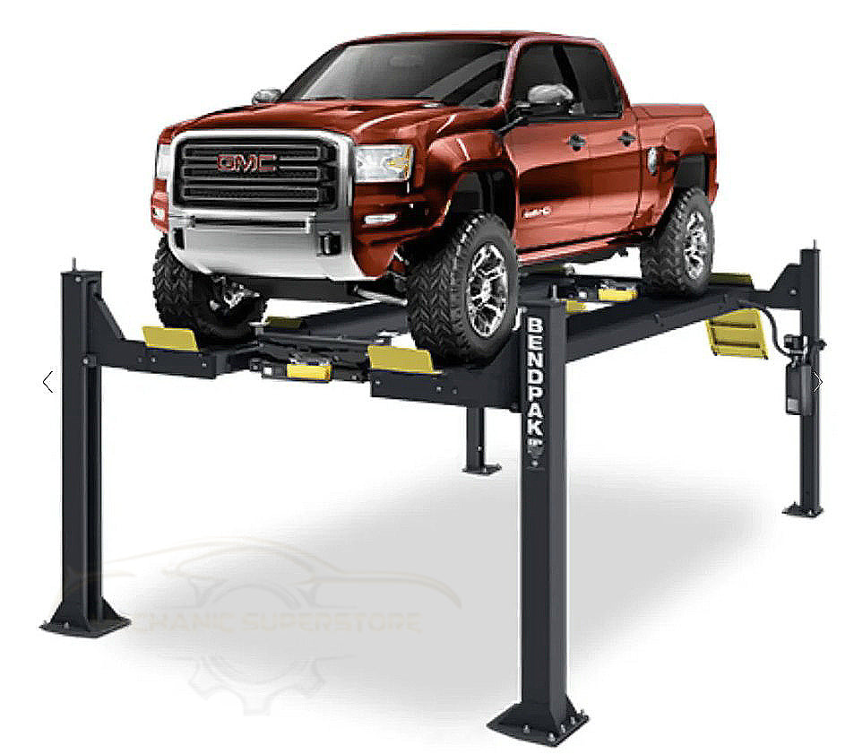 BendPak HDSO14P 14,000 lb. 4 Post Open Front Lift - Extended Runways BendPak